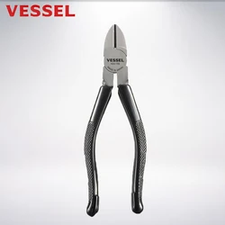 VESSEL Diagonal Cutting Pliers with Power Blades Japan Tools 6-Inch Slanting Forceps High-Strength Plier HDC-150