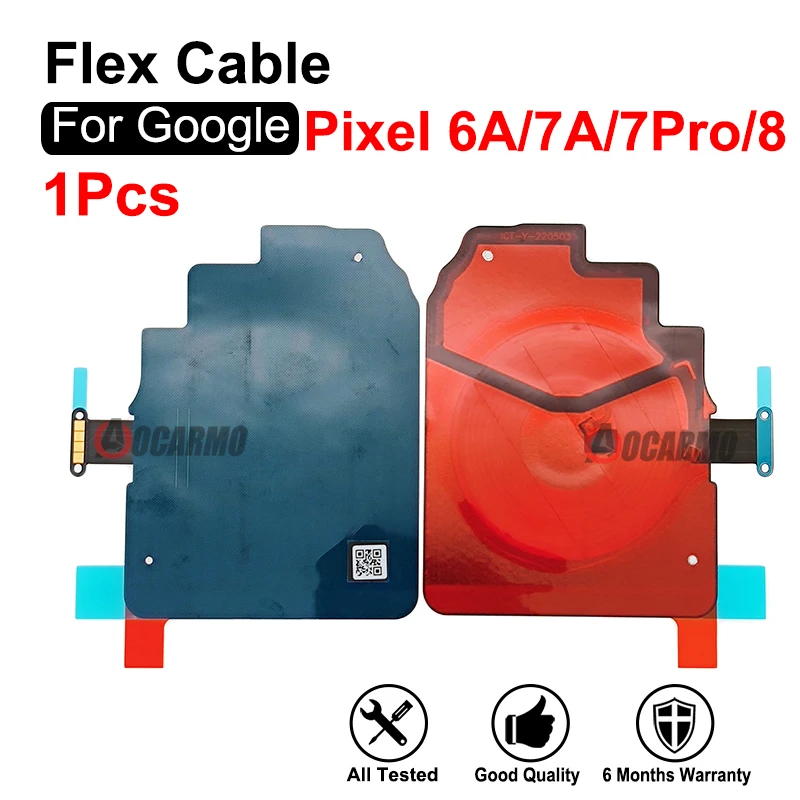 For Google Pixel 7 6 Pro 9Pro XL 9 6A 7A 8A 8Pro 8 Wireless Charging Induction Coil NFC Module Replacement Part
