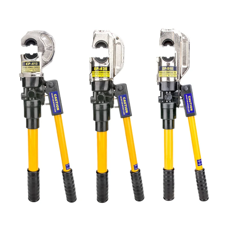 EP-430 Quick Manual Hydraulic Pliers with safety system inside hydraulic wire crimping tool Head part can rotate