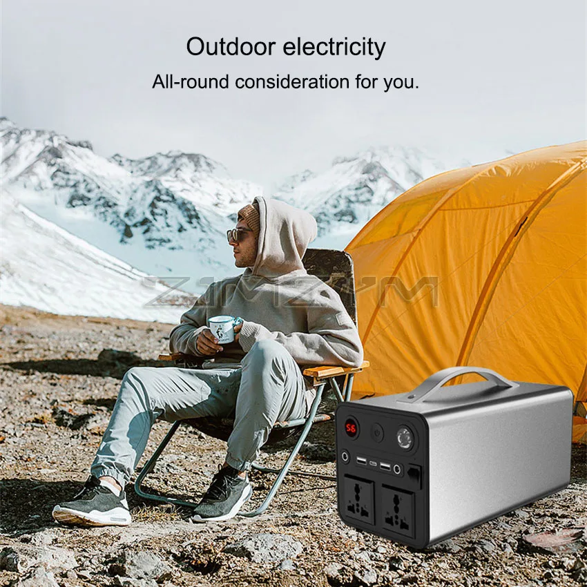 84000mAh Solar Generator Power Supply Portable Auxiliary Battery Power Bank Inverter Outdoor Emergency DC output Battery Charger