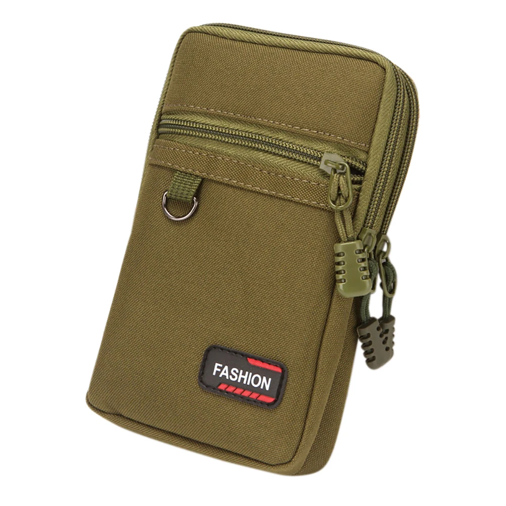 Tragbare Handytasche, Gürtel, Hüfttasche, Nylon, leichte Taille, Gürteltasche, 17,8 cm, Molle-Tasche, Geldbörse für Outdoor, Camping, Jagd, Geschenk