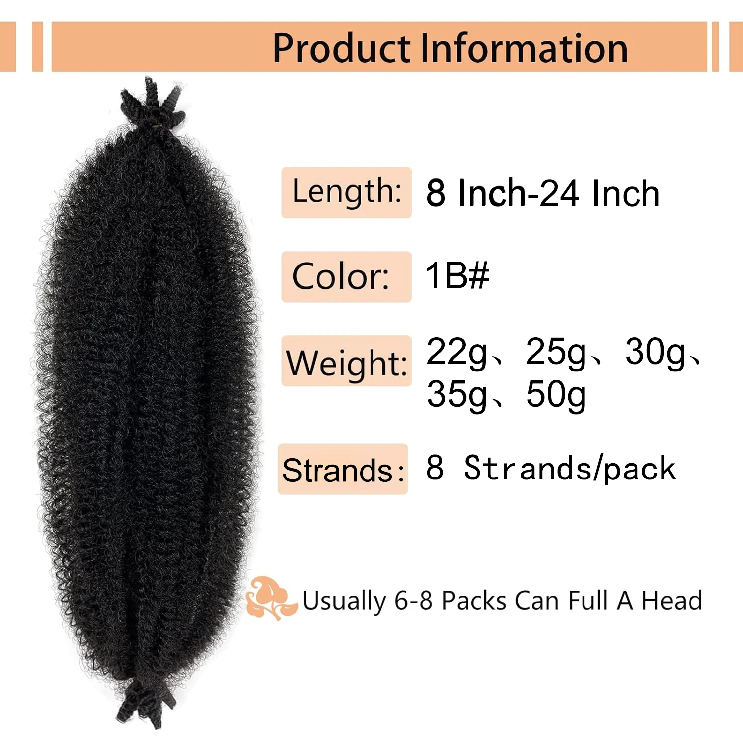 شعر زنبركي ملتوي، شعر تجديل مارلي تويست، شعر أفرو تويست نابض للألوان الناعمة، شعر باشن تويست، شعر فراشة لوكس