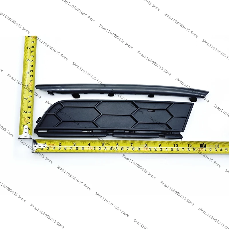 For Skoda Yeti Front Lower Bumper Cover Grille Fog Light Grille Fog Lamp Frame Decorative Strip 5L0807681A 5L0807682A