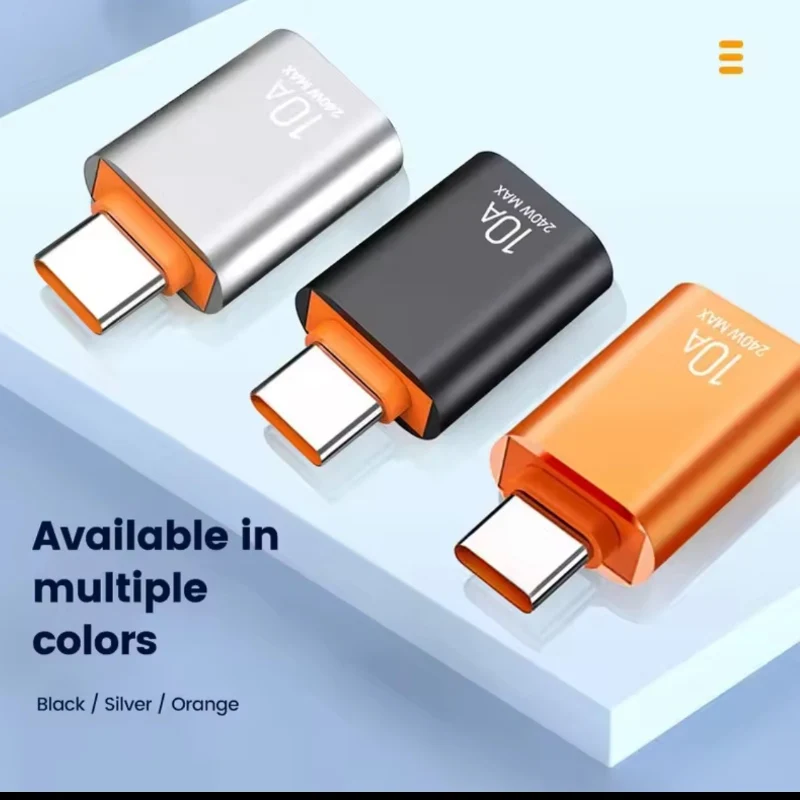 10A OTG نوع C أنثى إلى USB ذكر USB 3.0 إلى Type-C محول شحن سريع محول البيانات لأجهزة الكمبيوتر المحمول Xiaomi Samsung Oneplus #1
