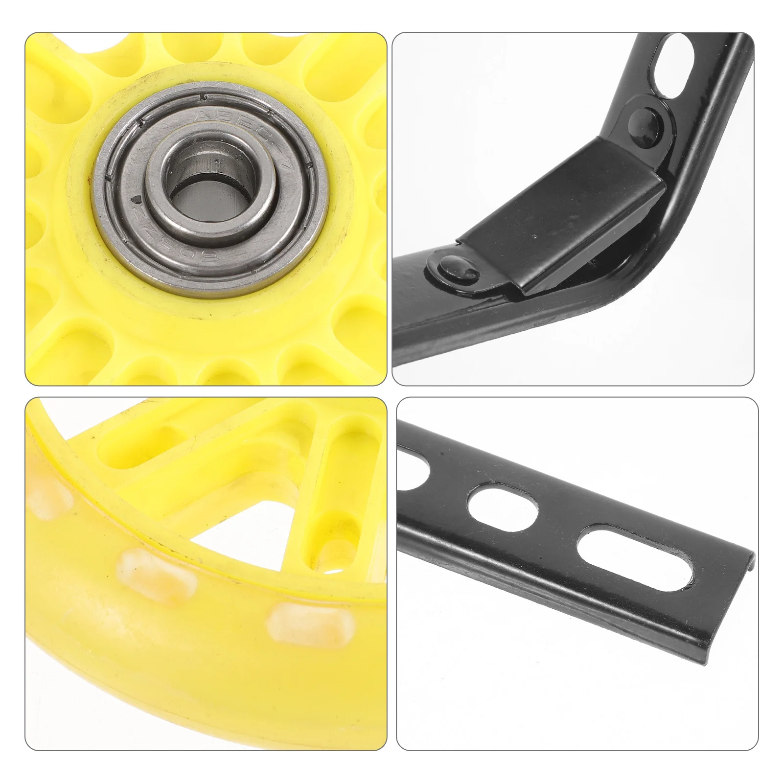 

1Set Replaceable Bike Stabilisers Wear-Resistant Auxiliary Wheels Durable Train Wheels Kids Bicycle Training Accessories