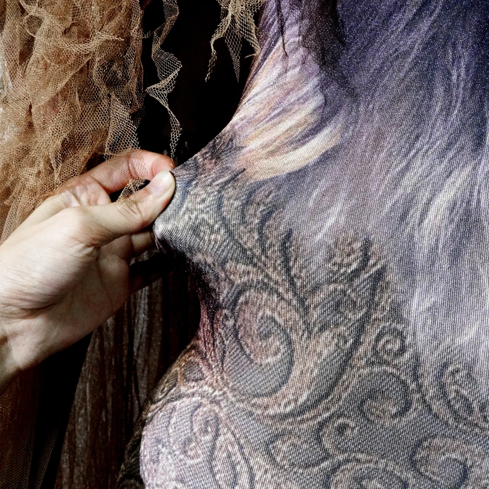 Costumes d'Halloween Sexy imprimé roi Lion marron 2 pièces combinaisons GaGa Drag scène Performance tenue Gogo vêtements fête d'anniversaire