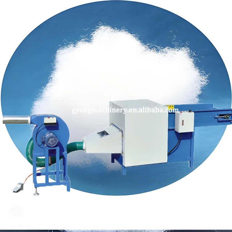 

Pet microfiber plush animal cotton pillow filling carding machine