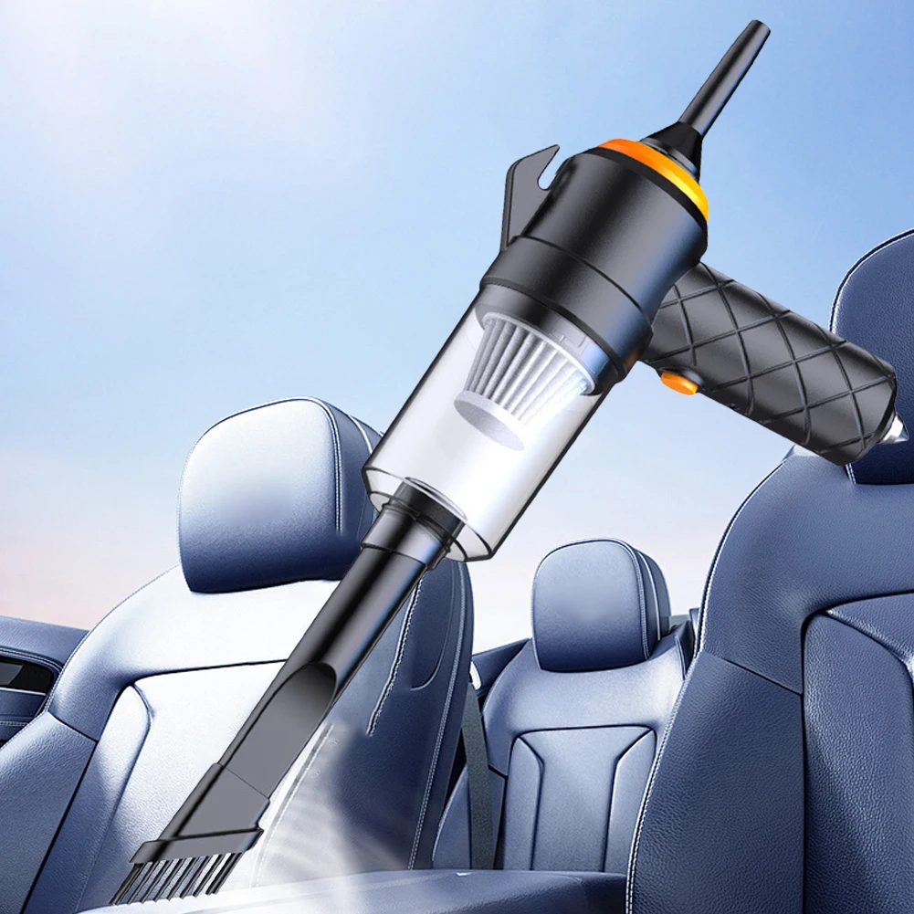 6 In 1 Blowing & Suction Vacuum Cleaner Type-C Rechargeable Mini Handheld Cleaner Multifunctional for Car Home Keyboard Cleaning