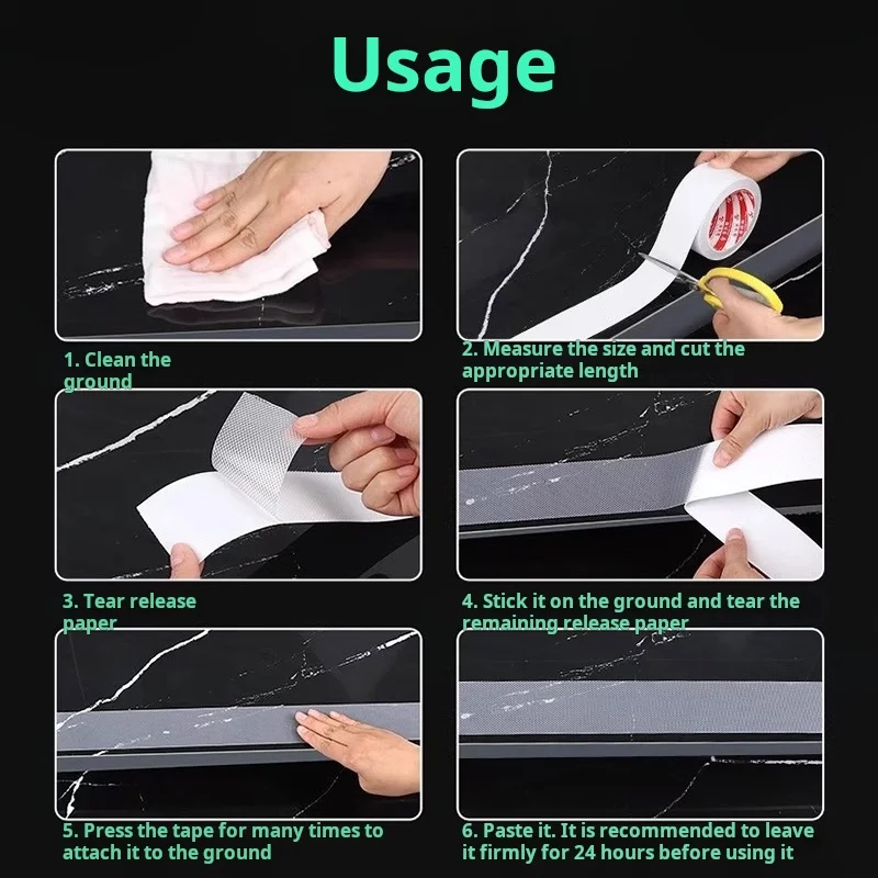 ذاتية اللصق المضادة للانزلاق الشريط مقاومة للاهتراء عدم الانزلاق شفافة بطانة حماية من السيليكون شبكة نمط مقاوم للماء المضادة للانزلاق قبضة الشريط