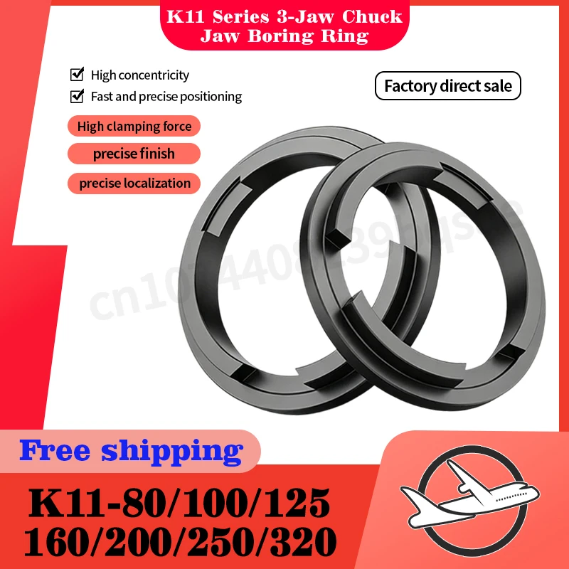 Chuck Claw Corrector K11-80/100/125/160/200/250/320 Manual Self centering Chuck Drilling Claw Machine Claw Corrector