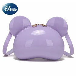 Disney Mickey Mouse Crossbody Bag for Girl Fashion Cartoon Cute Handbag Large Capacity Women's Shoulder Bag Luxury Designer