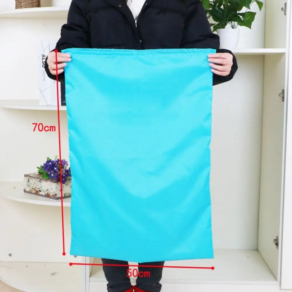 Durable Waterproof Drawstring Sack Large Capacity Oxford Cloth Dust Bag Reusable Super Large Laundry Bags