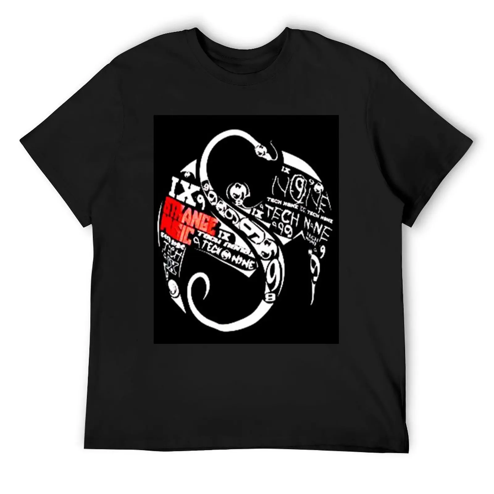 Футболка с логотипом Tech n9ne, уличная одежда, новое издание, мужская футболка 100 ℅   хлопок