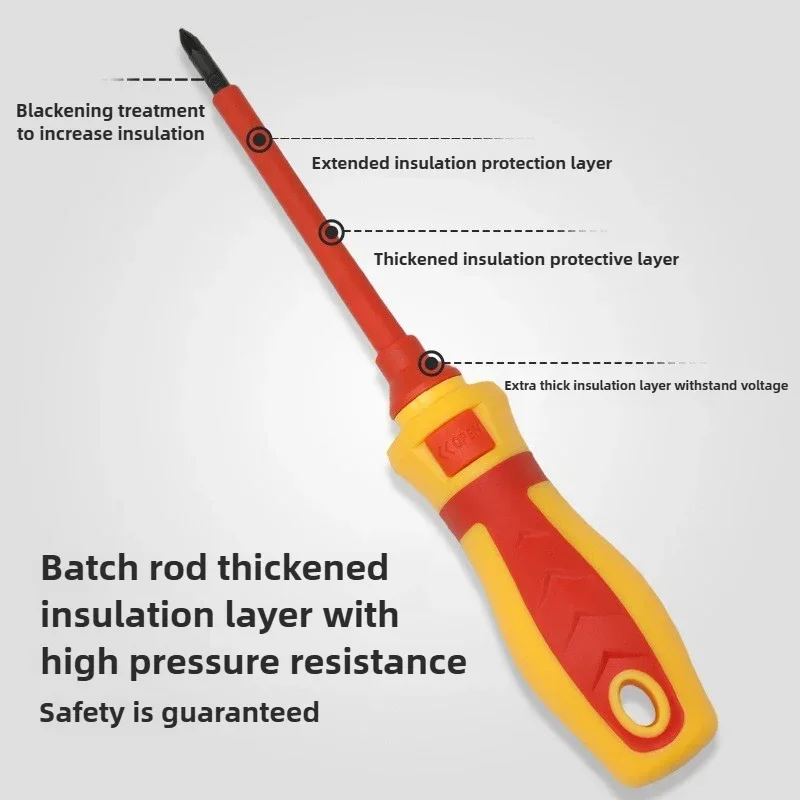 13Pcs 1000V Insulated Screwdriver Set Magnetic Changeable Bits Professional Electrician Electrical Repair Tools