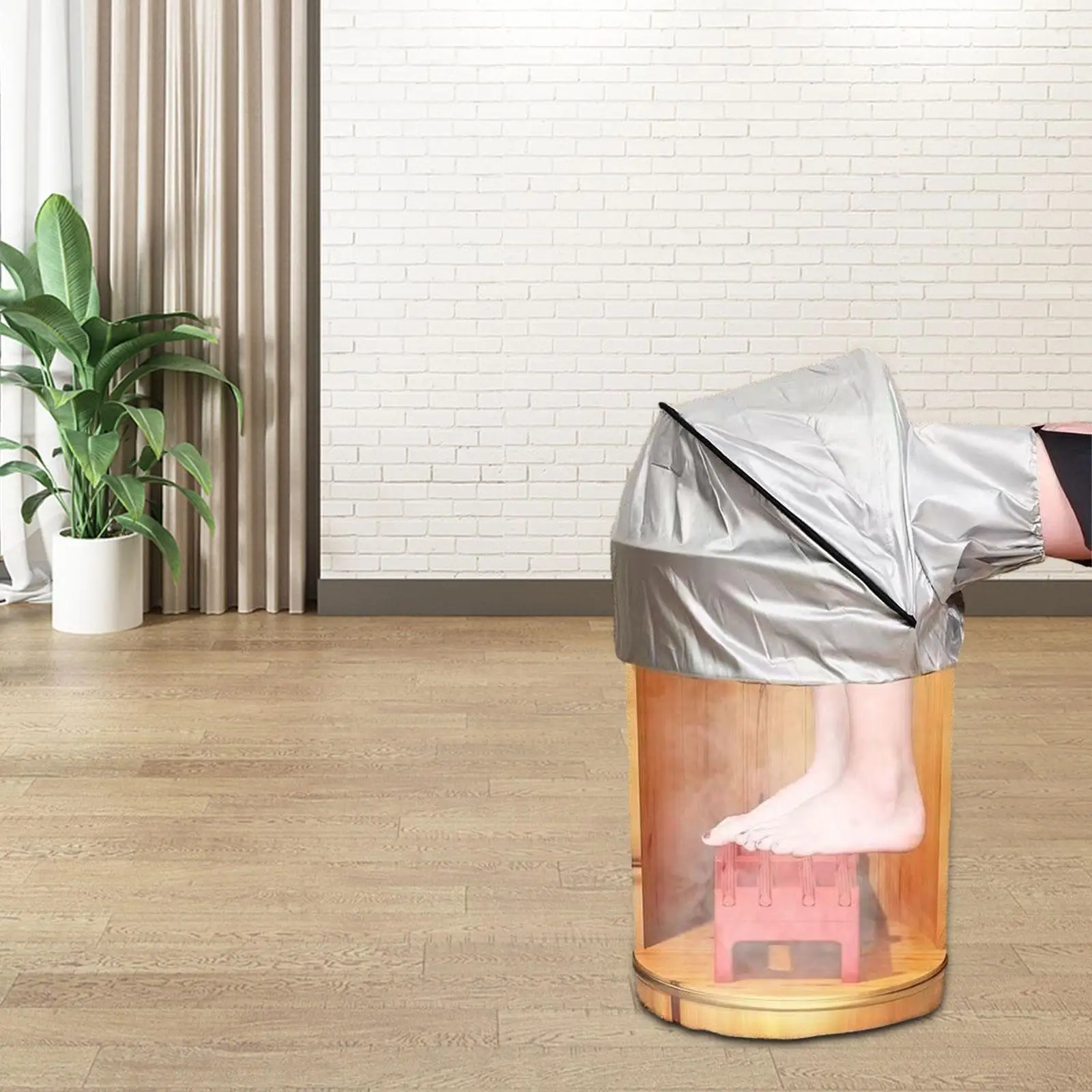 Lavabo para baño de pies de madera, bañera para remojar los pies, portátil, SPA para pies, cuenco para pedicura, cómodo barril para pedicura, lavabo para Sauna y hogar