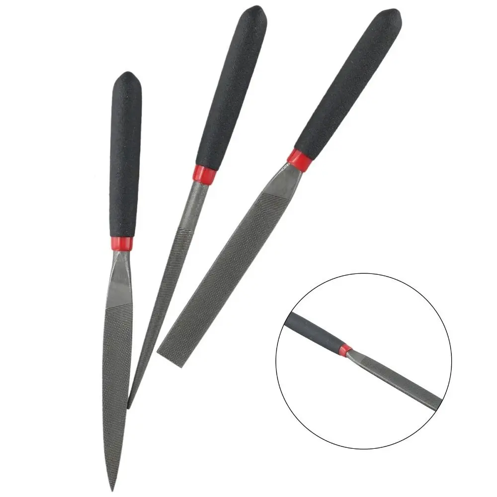 Carving Hand Tool Small Steel Files Craft Woodworking Needle Flat File Flat File Carpentry Tools Needle Filing Stone