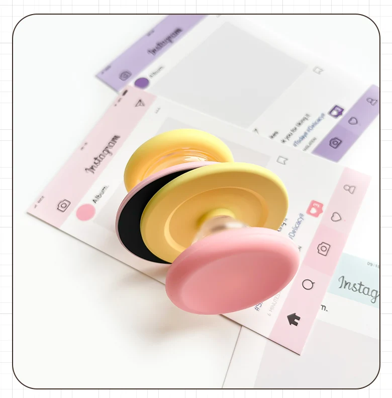 Magnetischer runder Silikon-Handygriff-Ständerhalter Griptok für iPhone 14 15 16 17 Serie für MagSafe Handygriff – Detail 7
