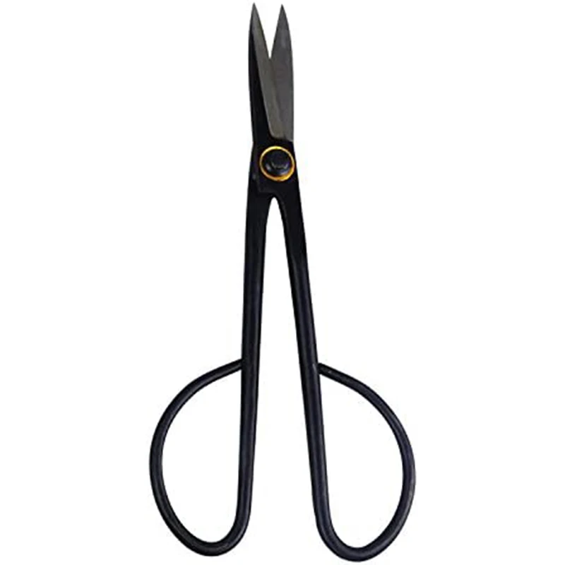 

Beginner Bonsai Tool Long Handle Black Scissors Branch Pruning Shears for Arranging Flowers and Trimming Plants Garden Tools