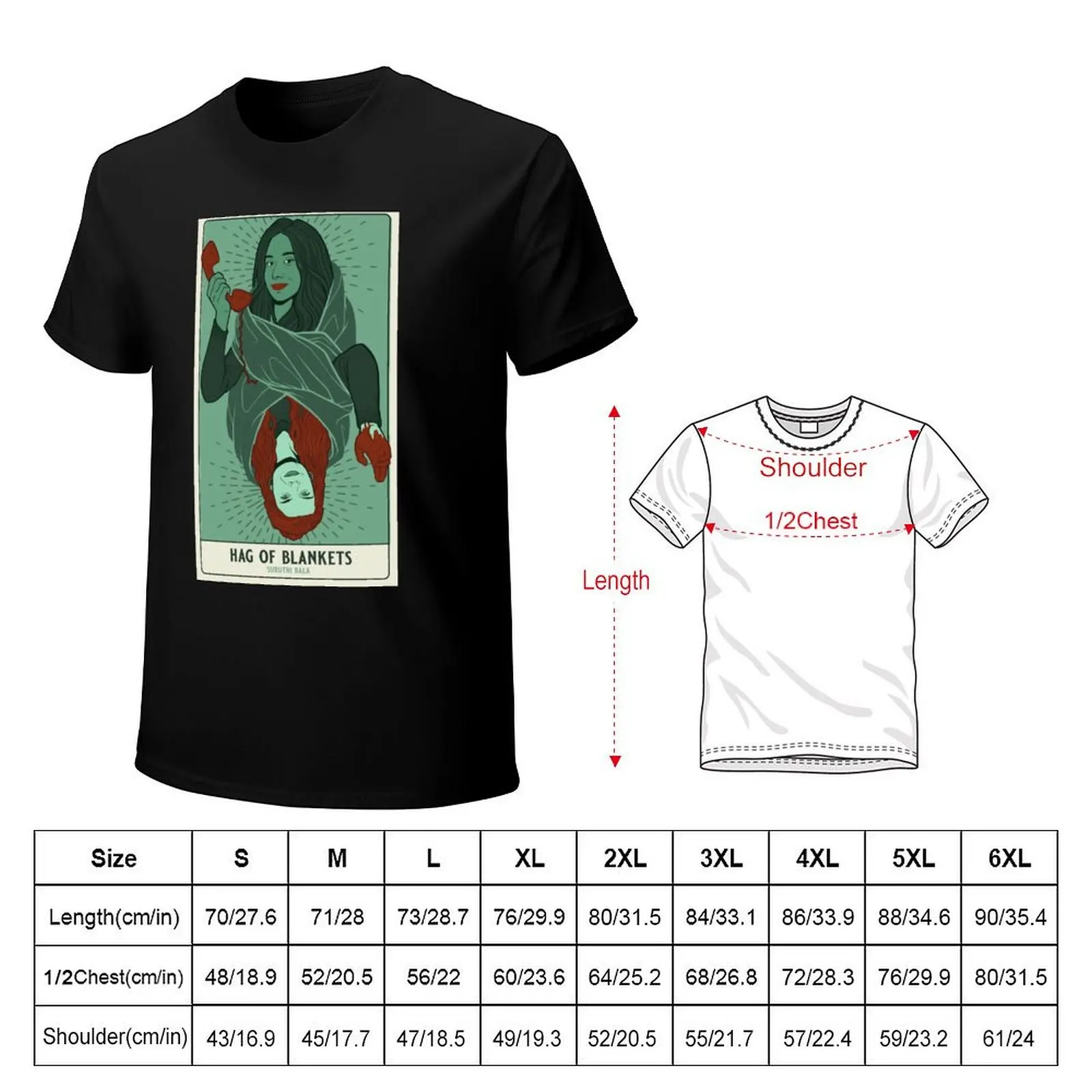 Suruthi the Blanket Hag T-Shirt t shirts for man graphic tees T-Shirt