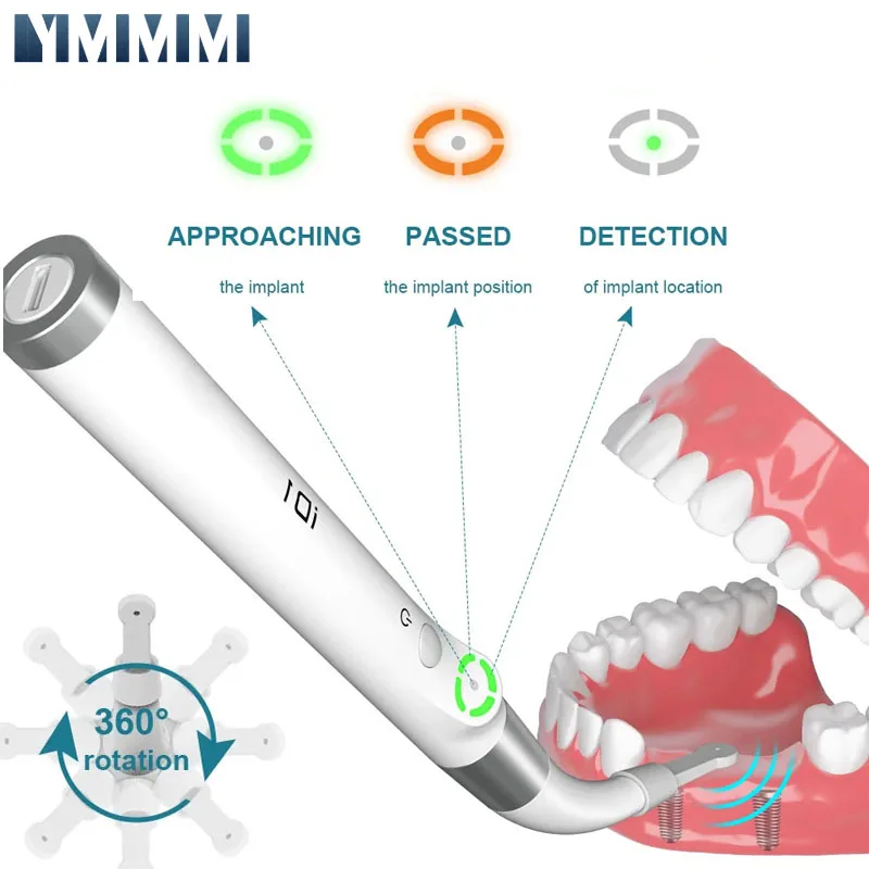 Material Dentistry Implant Locator Accurate Cross-Scanning Spot Screwdriver Detector Tool 360 Rotatable Sensor Localization