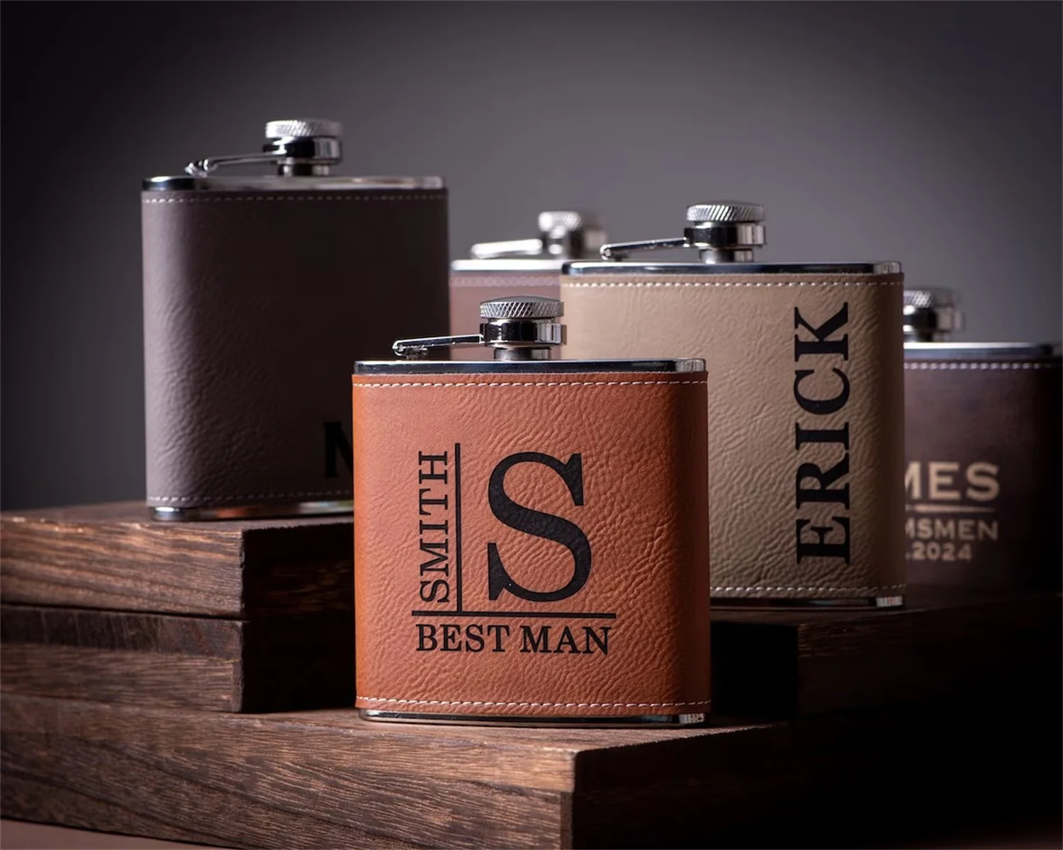 Personalized Flask Gift for Men, Groomsmen Gifts, Best Man Gift, Dad Gifts, Boyfriend Gift, Wedding Gift for Groomsman, Bachelor