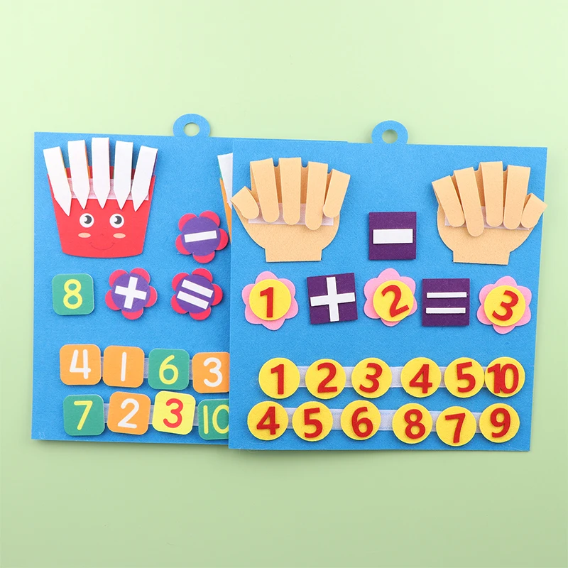 Finger Number Math Toy Counting Early Cognitive Learning Educational Toys For Kids Intelligence Development