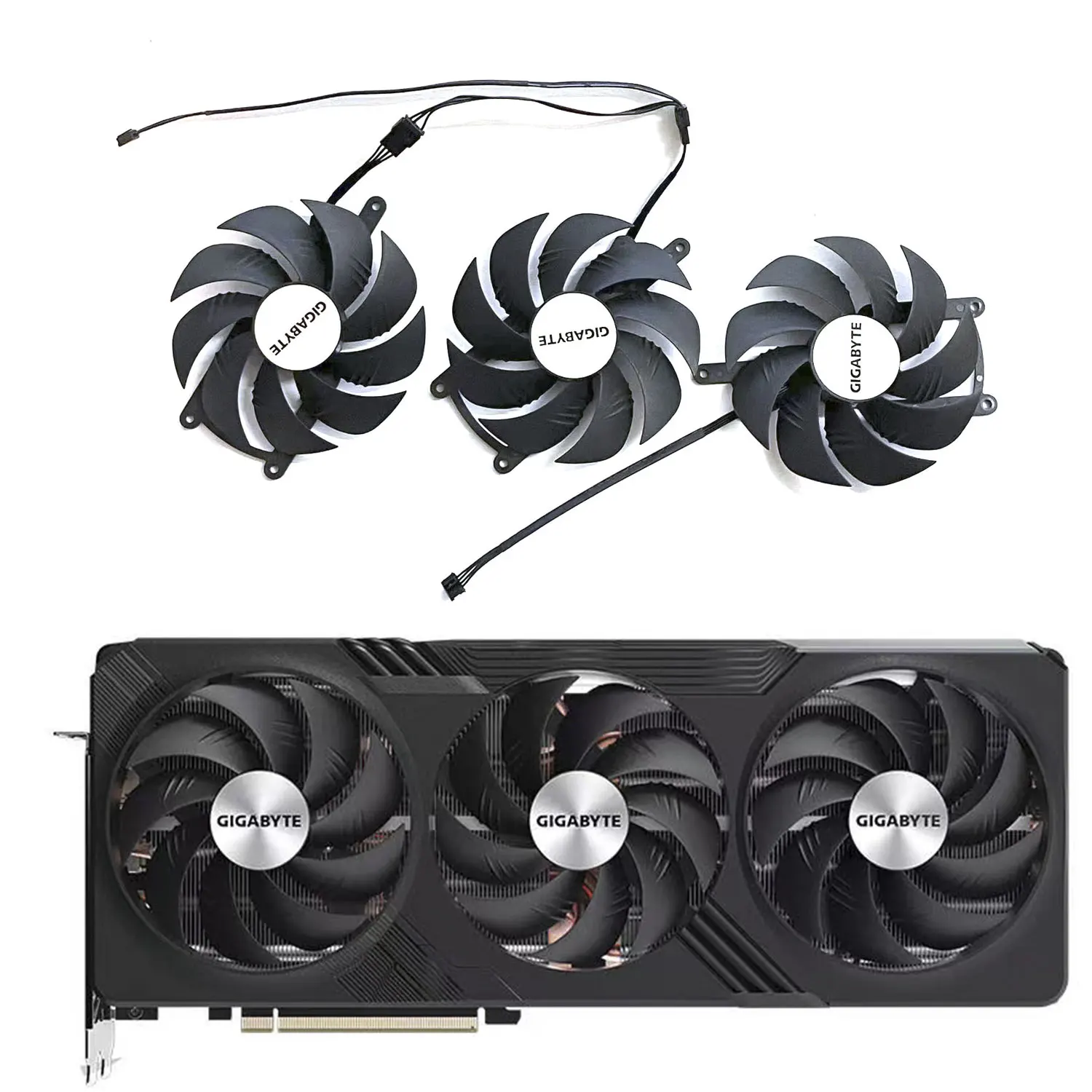 New 95MM 4PIN DC 12V 0.65A RX 7900XT GPU Fan for Gigabyte Radeon RX 7900 XTX GAMING Fan