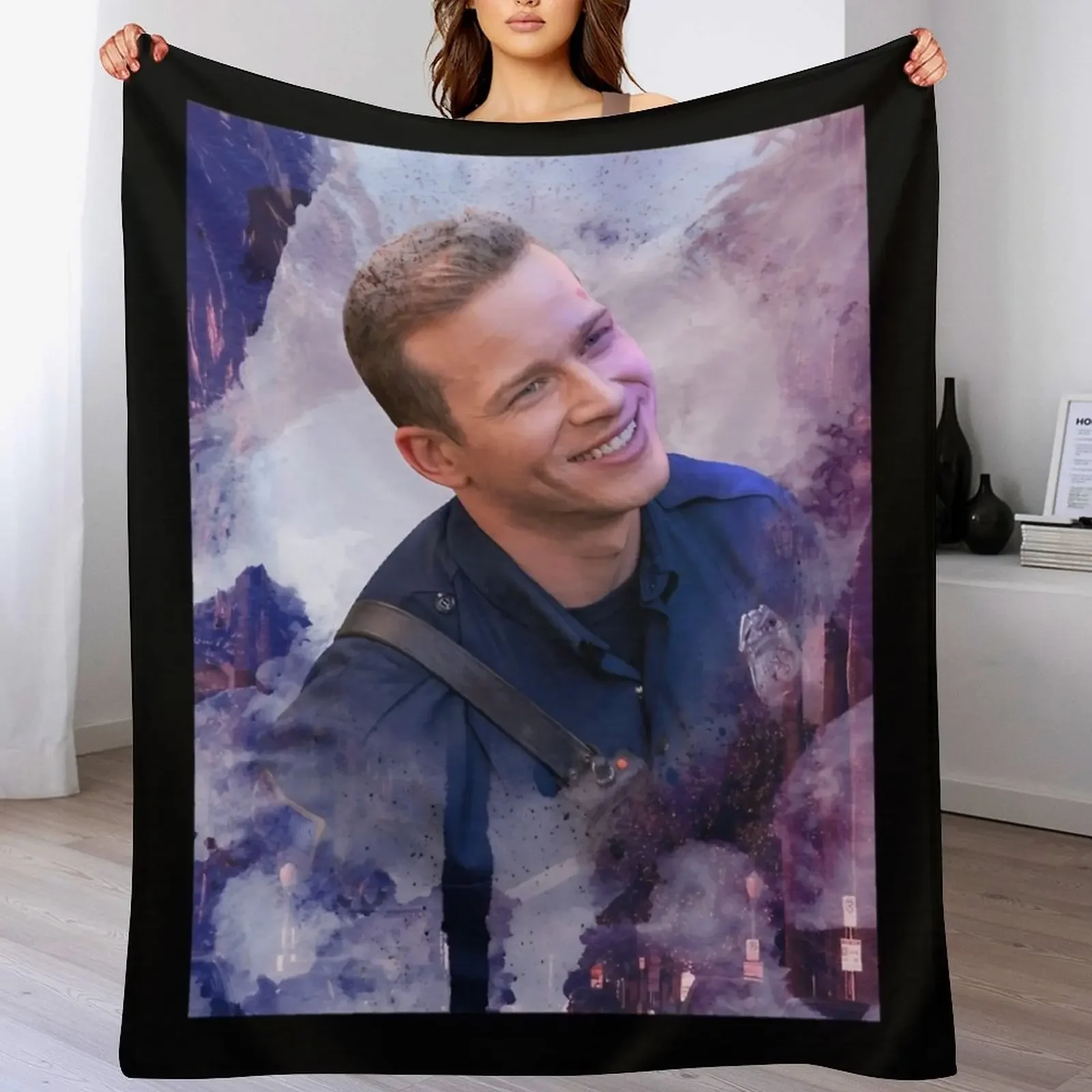 

Evan “Buck” Buckley - L.A. Dream Throw Blanket Shaggy funny gift heavy to sleep Blankets