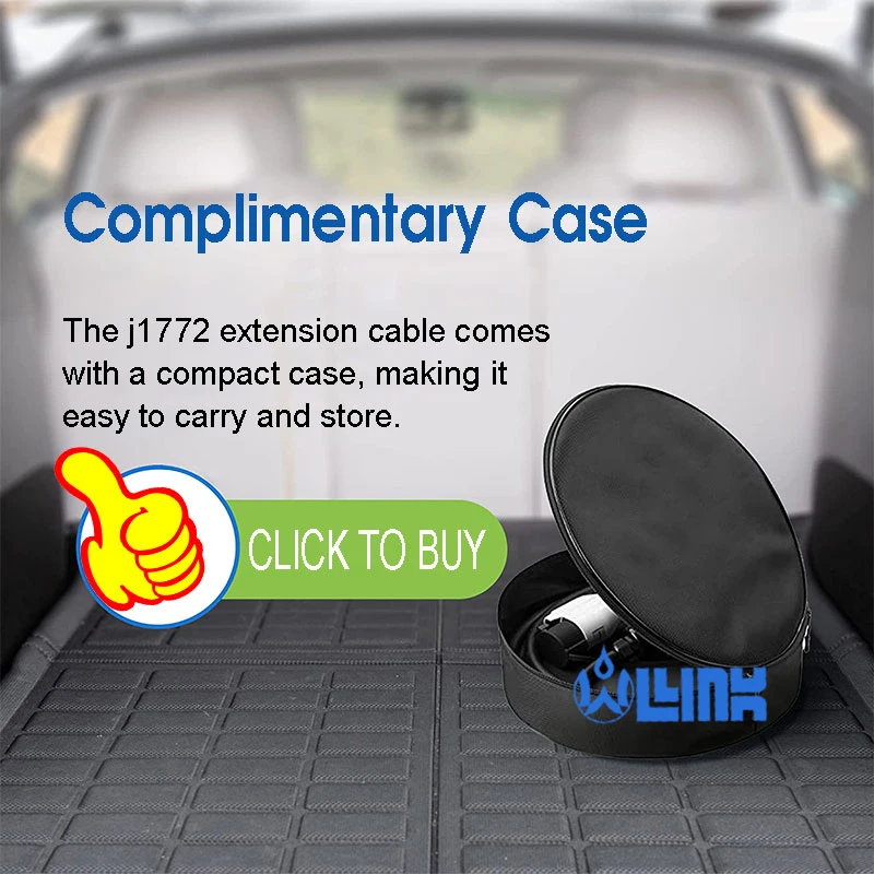 Electric Vehicle EV Charger Type1 Plug 48a 5m 110-240V J1772 Ev Charger Cable J1772 Extension Cord