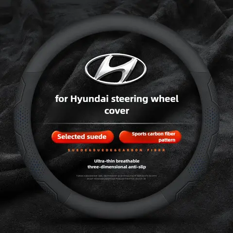 Coprivolante per auto in pelle per Hyundai I30 Tucson I10 I20 Ioniq Kona Staria Inster Accent Ix35 I40 I30n Creta Accessori