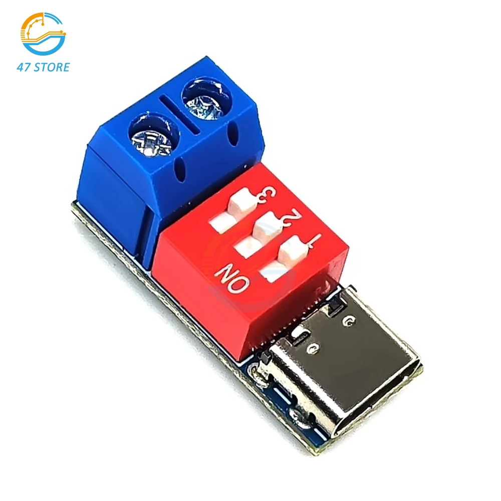 PD Trigger Board Module PD/QC Decoy Board Fast Charge USB Type-c to 5V 9V 12V 20V High Speed Charger Power Delivery Boost USB-C