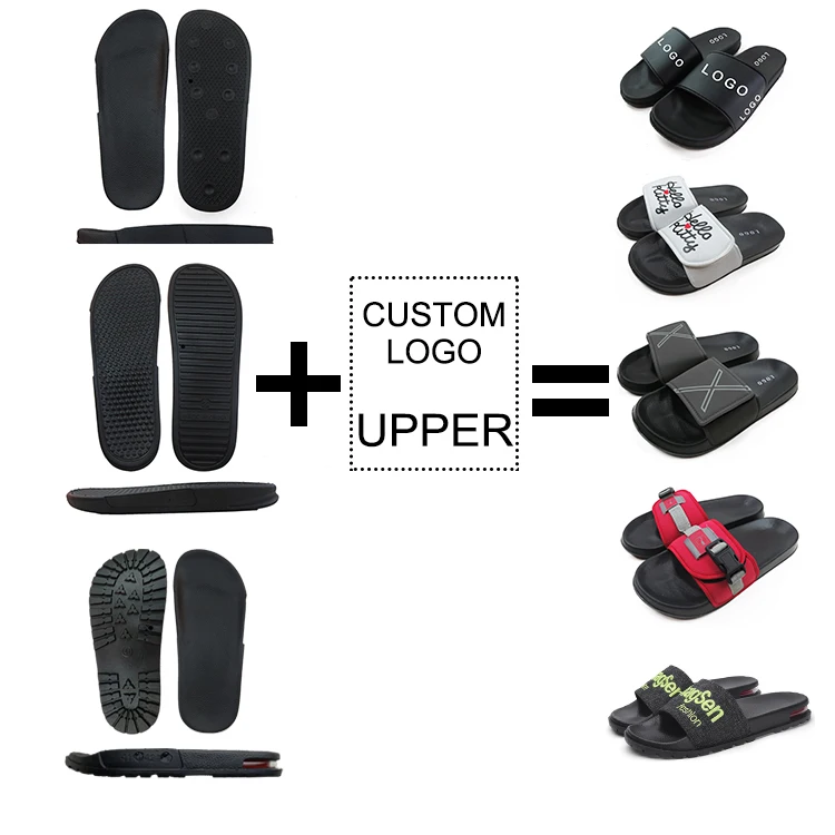 Importados Pantofole Da Casa Bangkok Custom Slip-ons Slide Sandal cusotm Designable Rubber Slippers Beach Pvc Slippers