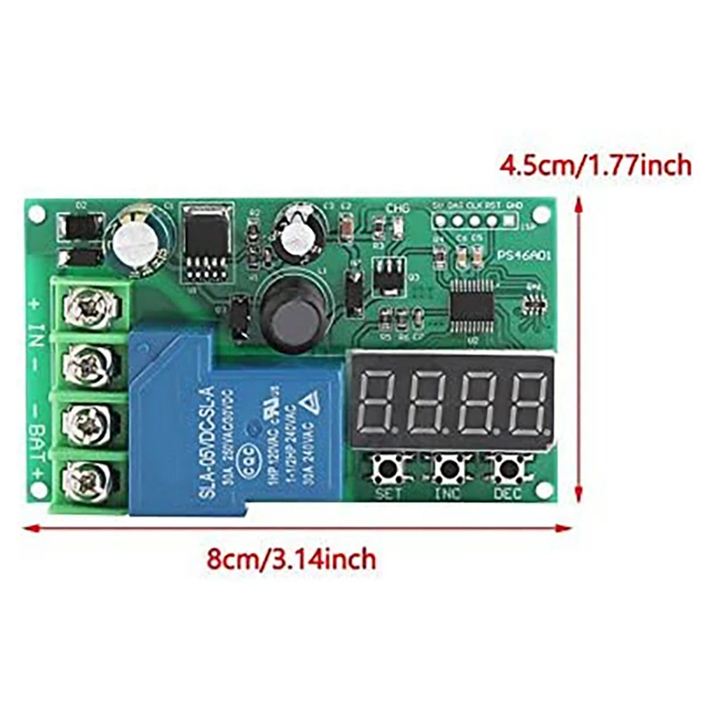 NEW-Battery Charger Board,12V 24V 48V Lead-Acid Lithium Battery Overcharge Protection Board Charging Control Module