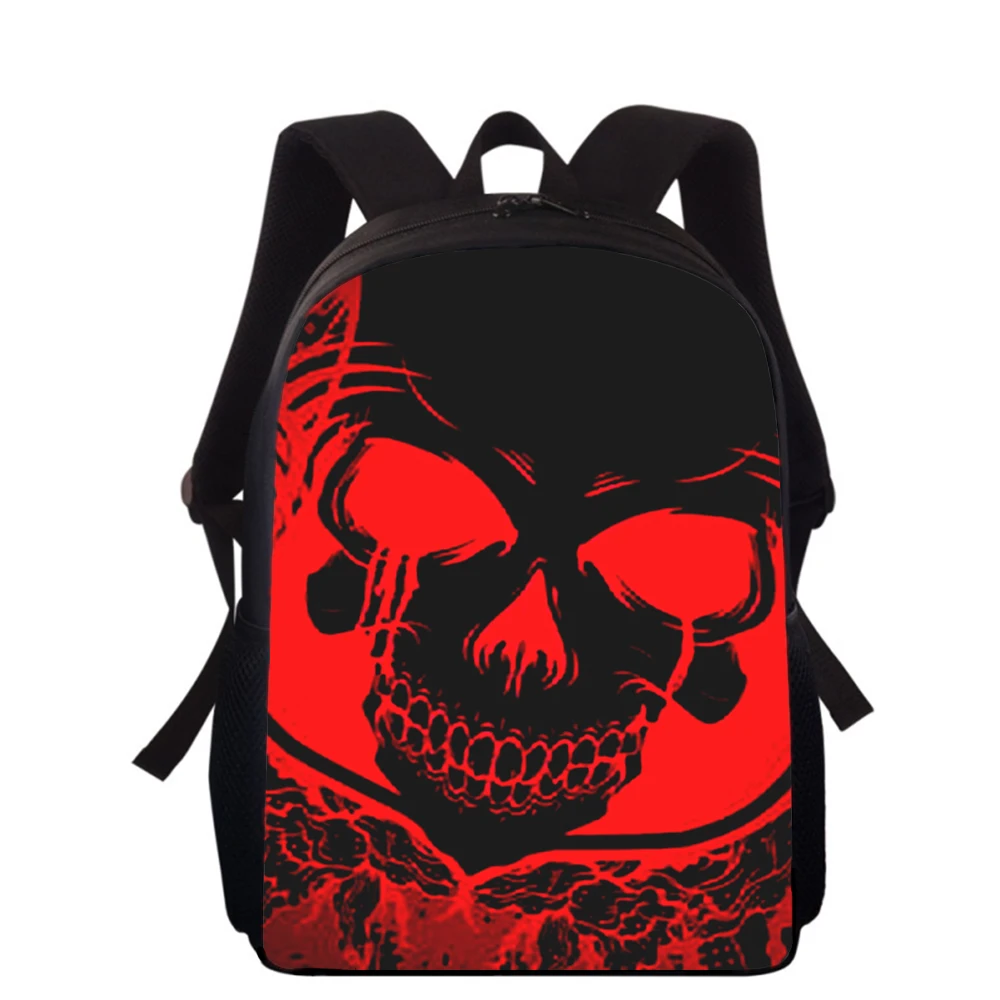 Hölle Satan Teufel Logo 16 "3D-Druck Kinder Rucksack Grundschule Schult aschen für Jungen Mädchen Rucksack Schüler Schulbuch Taschen