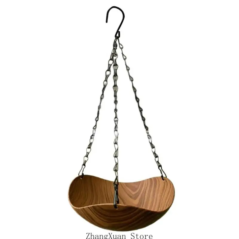Hängende Vogeltränke, Vogelfutterspender, leichtes Wasser- oder Vogeltrinktablett für den Außenbereich, 3 x – Detail 2