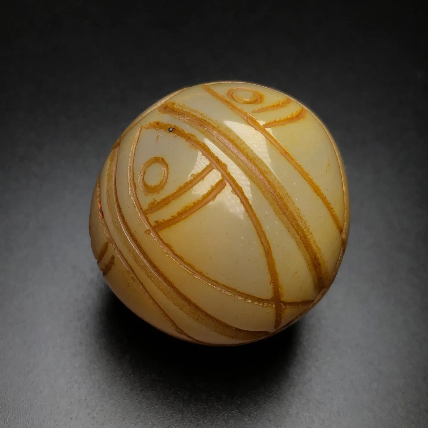 Rare Tibetan Agate Double Fish Bead Pendant Necklace Wealth Lucky Amulet Z1948