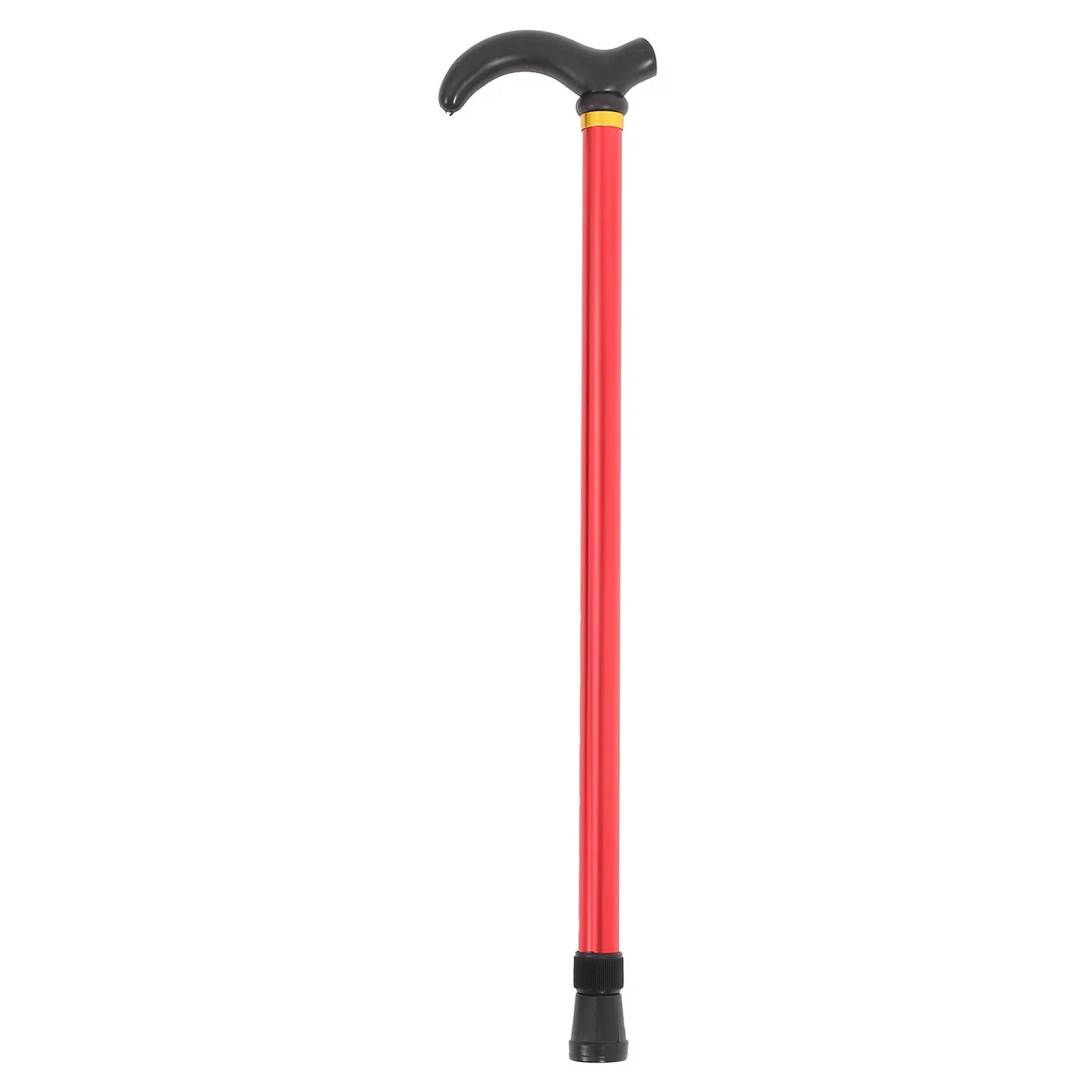 Adjustable Walking Stick Elderly Ergonomic Handle Anti-Slip Bottom Trekking Pole Hiking Mountaineering Portable Walking Cane