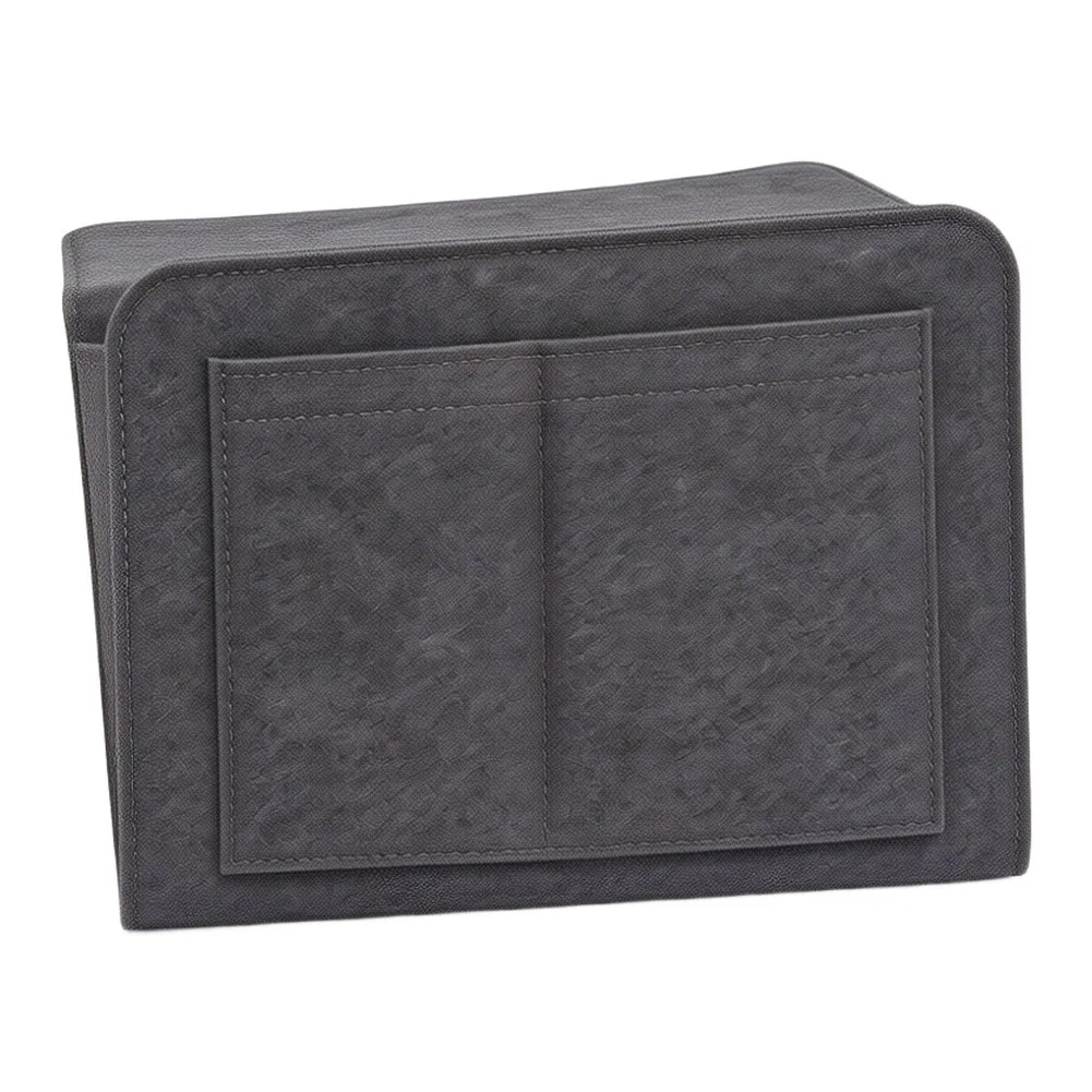 Felt Hanging Bag for Bedside Storage Holds Everyday Essentials While Maintaining Clean Minimalist Bedroom Aesthetic