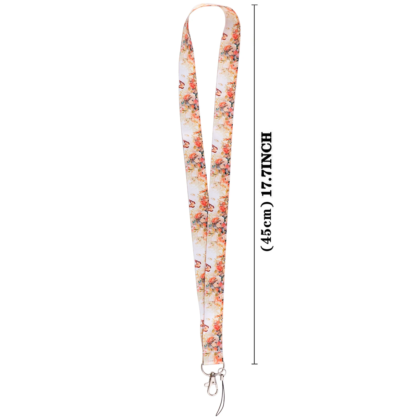 Cordón de mariposa para mujer, correa para el cuello, llavero, cordón para colgar, accesorios para llaves, regalos, estilo colgante para el cuello