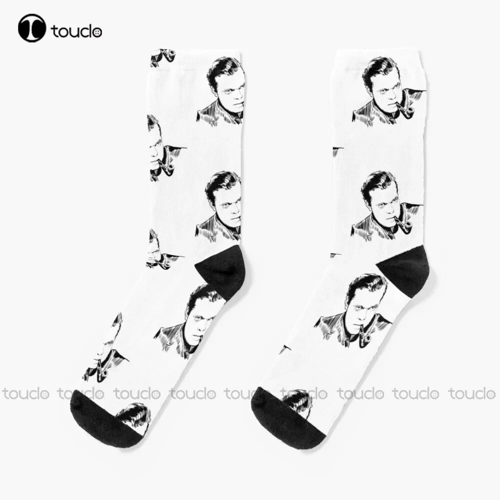 

Orson Welles Young Socks Red White And Blue Socks Thanksgiving Christmas New Year Gift Unisex Adult Teen Youth Socks Custom Gift