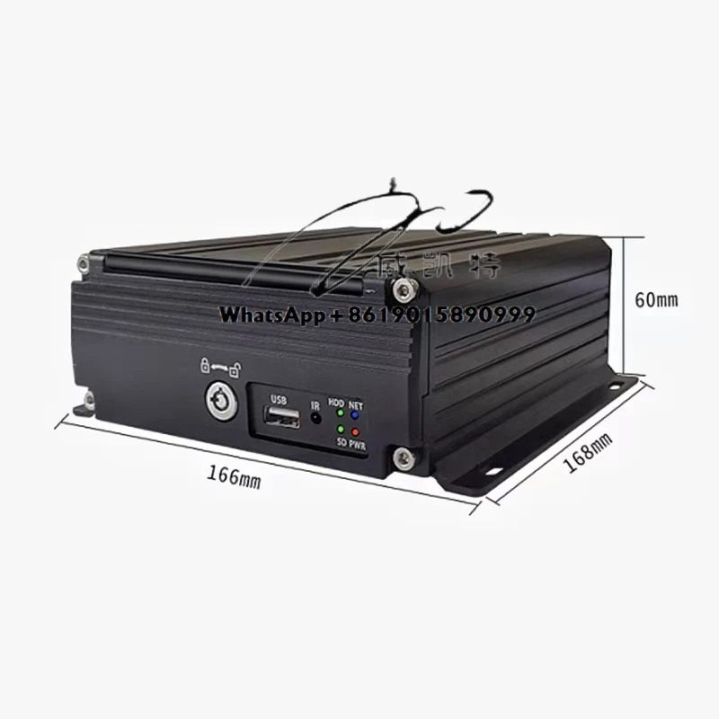 Digital Video Recorder SD Card HDD MDVR 8CH 4G GPS WIFI Fleet Wireless Mobile Hard Disk Recorder