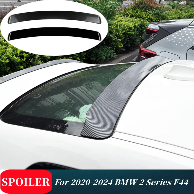 For BMW 2 Series F44 2020-2024 ABS Plastic Car Rear Roof Windshield Spoiler Wings Black Body Kit Exterior Tuning Accessories