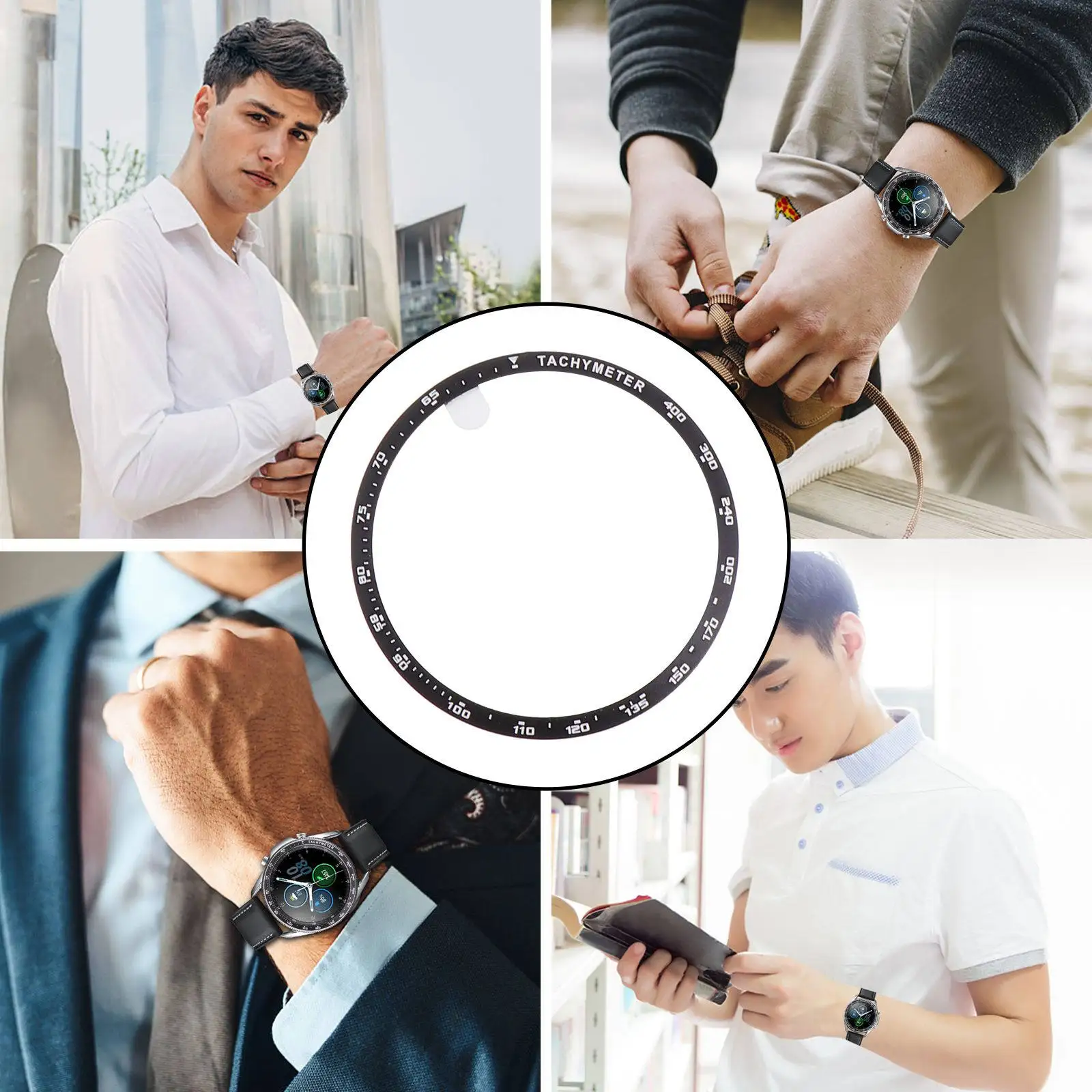 

Защитное кольцо из алюминиевого сплава для умных часов, пыленепроницаемый, устойчивый к царапинам, легкий чехол-безель для телефона