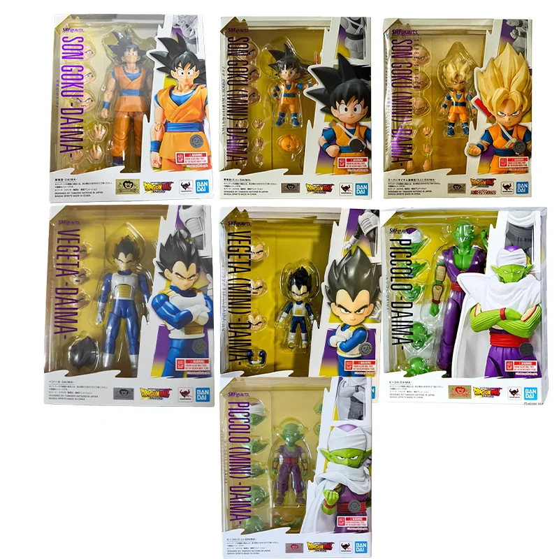 ฟิกเกอร์ BANDAI S.H.Figuarts SHF ซุนโกคู/เบจิต้า/พิคโคโล แอคชั่นฟิกเกอร์ ไดม่า ดราก้อนบอล โมเดลอนิเมะ ของเล่นสำหรับเด็กผู้ชาย กล่องเดิม