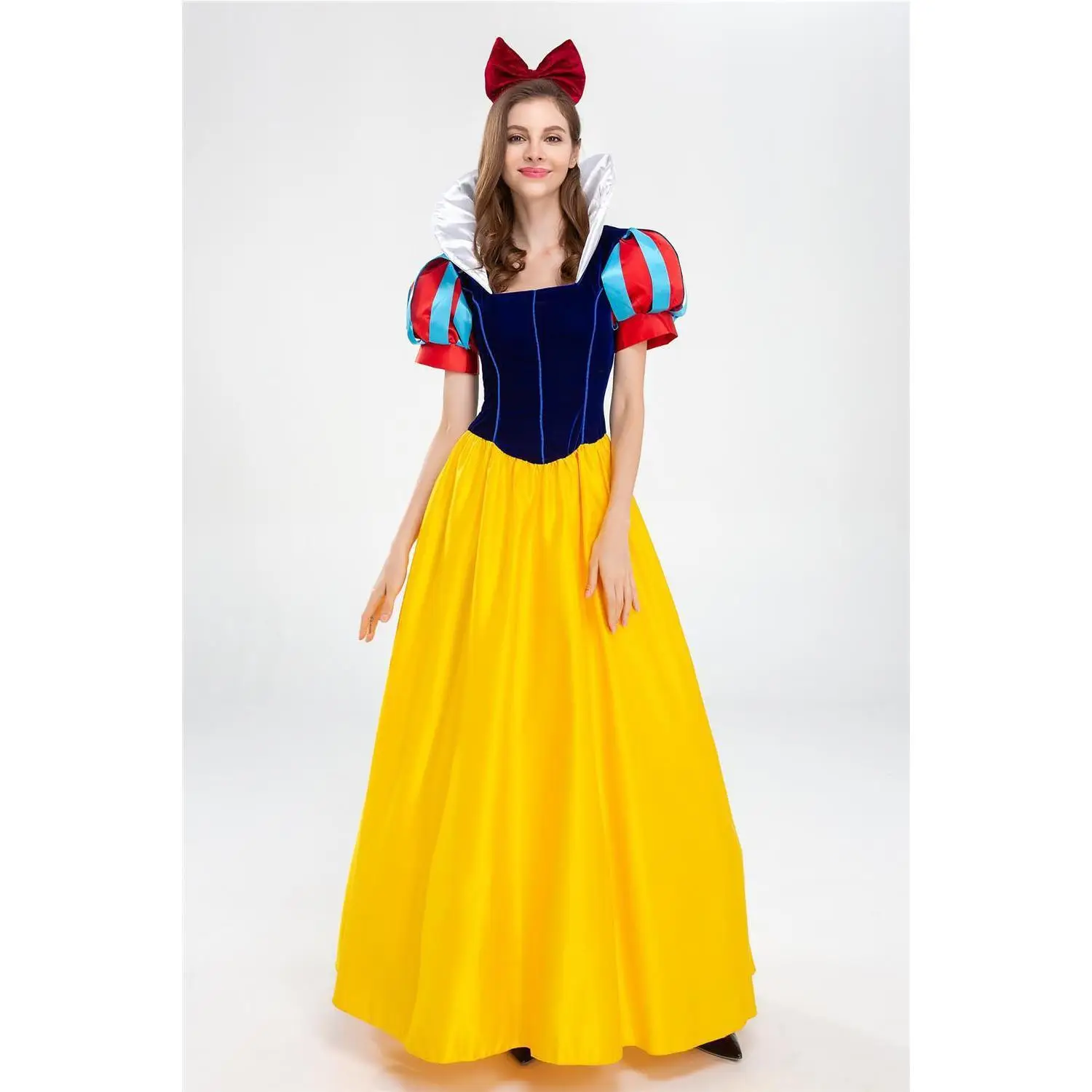 Adult loween Snow White Game orm Stage Performance Costume Women's Sle Princ Dr Traditional Chinese Ethnic Wear