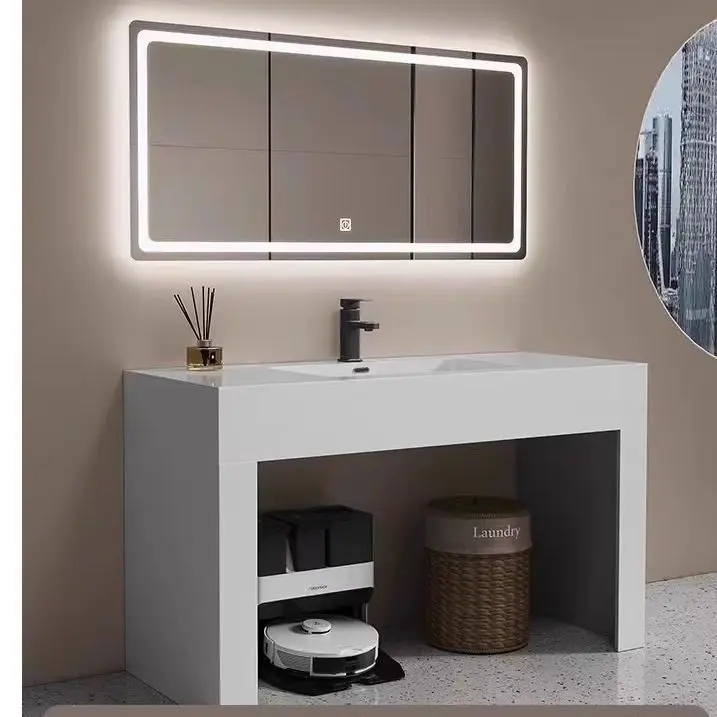 Slate floor-to-ceiling wash basin Public bathroom Integrated bathroom   Can be processed