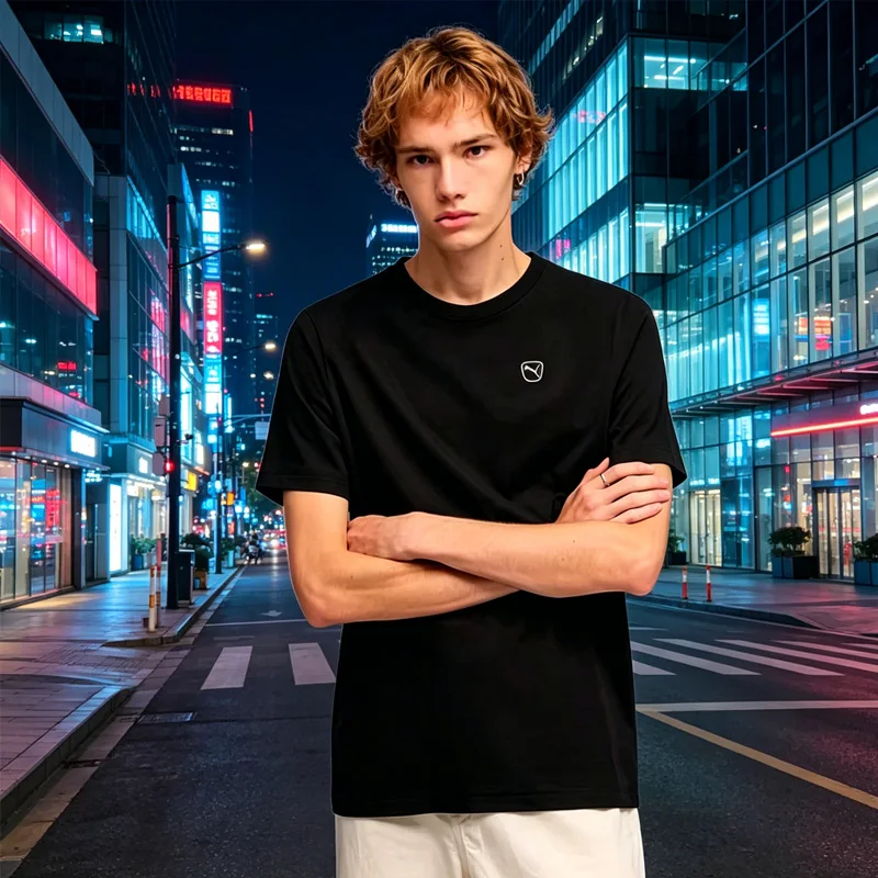 Puma 695883-01 Men's Short Sleeve T-Shirt Casual Sports Tee Breathable Comfortable Top