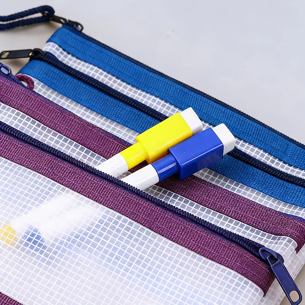 

Waterproof EVA Passport Bag, Portable Travel Document Pouch with Smooth Zipper