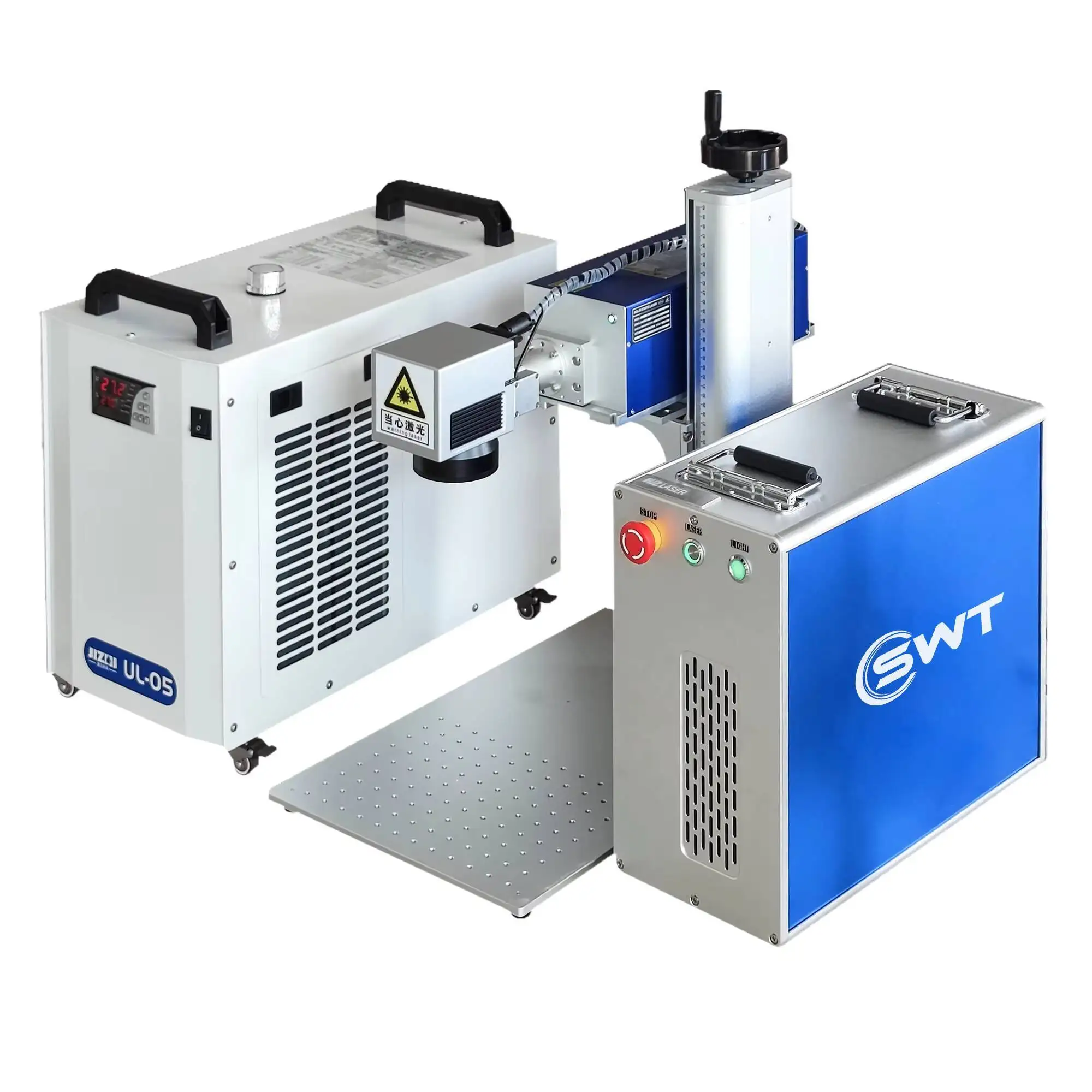 DXF PLT BMP AI DWG グラフィック形式をサポートする 5W UV レーザー マーキング ハイン