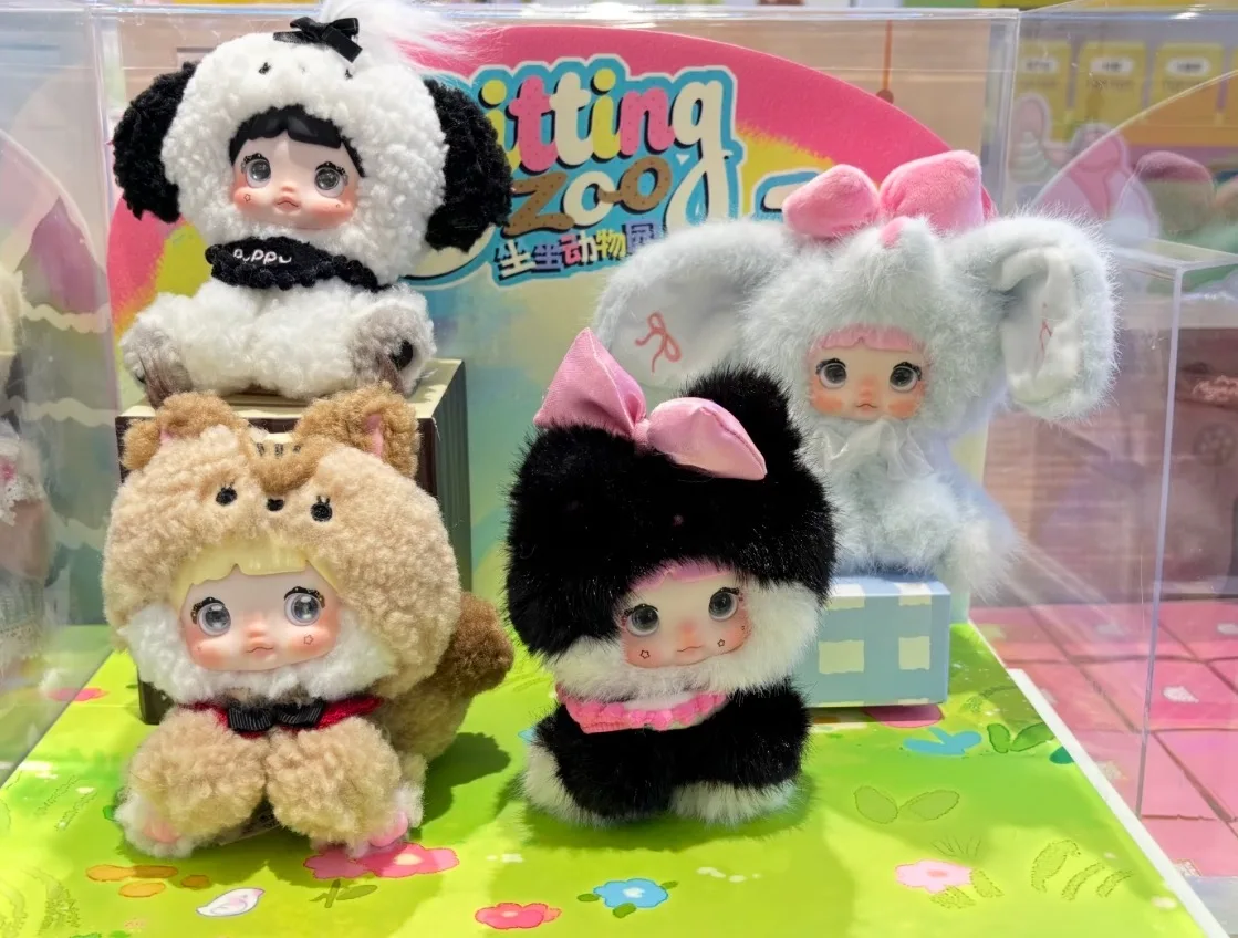 

Nommi клейкий рис сидящий в зоопарке серии плюшевая кукла кулон глухая коробка подарок ручной работы игрушка с орнаментом для девочки